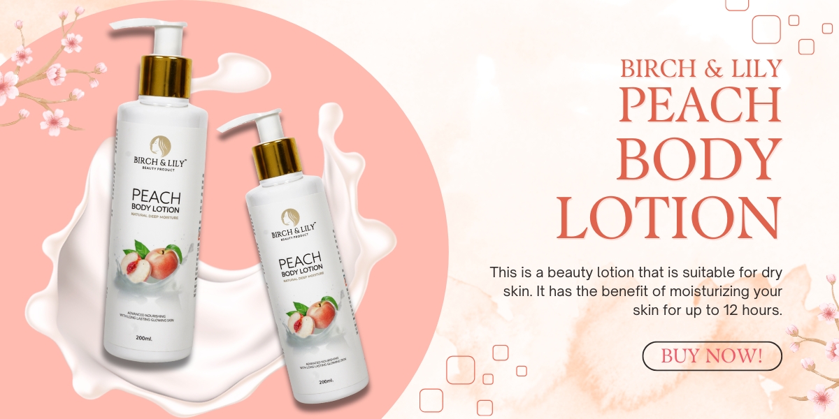 peach body lotion