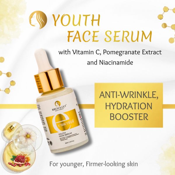 Birch And Lily Essential Youth Face Serum 30ml Serum And Sunscreen