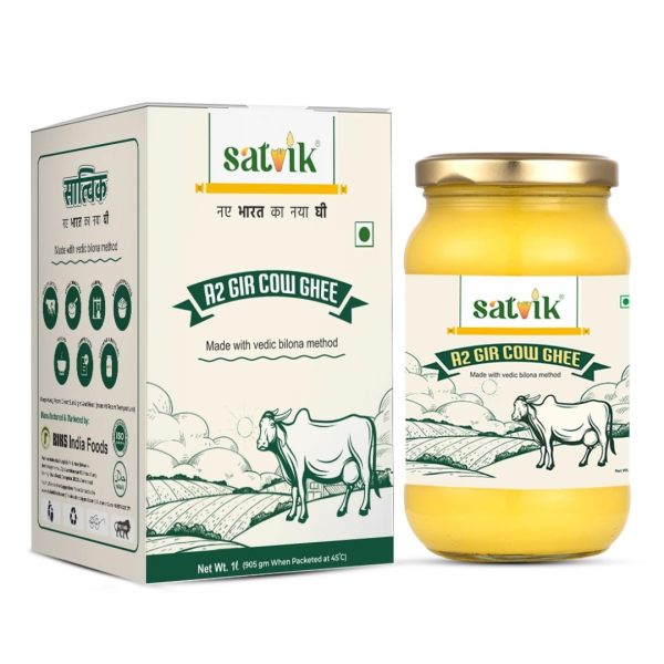  Satvik A2 Gir Cow Ghee 1 Ltr Ghee