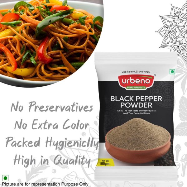 Urbeno Black Pepper Powder  100g  MASALA