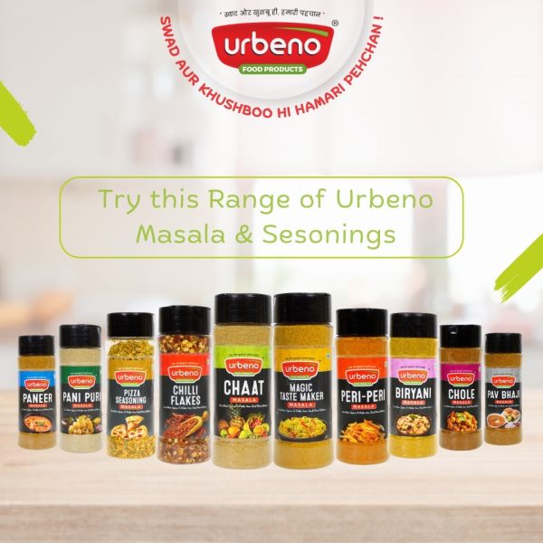 Urbeno Chaat Masala 60g  Ready To Mix 