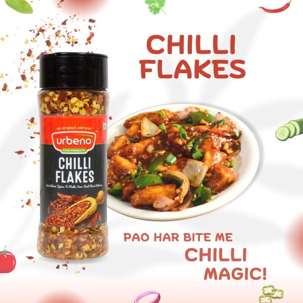 Urbeno Chilli Flakes  60g Ready To Mix 