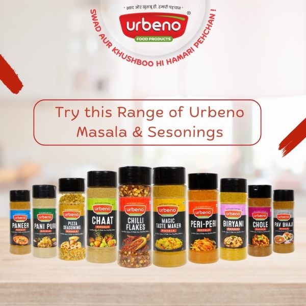 Urbeno Chilli Flakes  60g Ready To Mix 