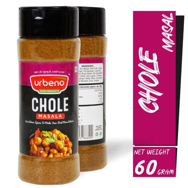 Urbeno Chole Masala  60g Ready To Mix 