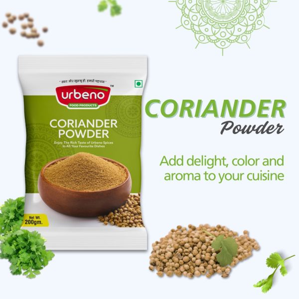 Urbeno Coriander Powder 200g Pack of 2 Masala
