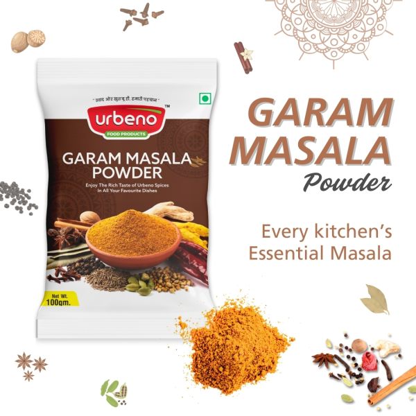 Urbeno Garam Masala Powder  100g Pack of 2 Masala