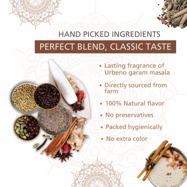 Urbeno Garam Masala Powder  100g Pack of 2 Masala