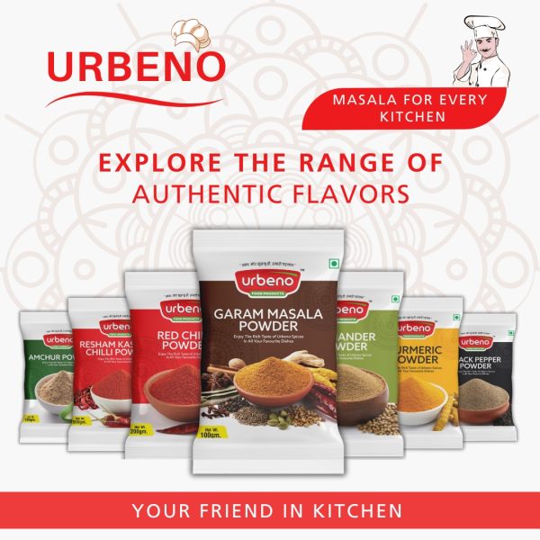 Urbeno Garam Masala Powder  100g Pack of 2 Masala