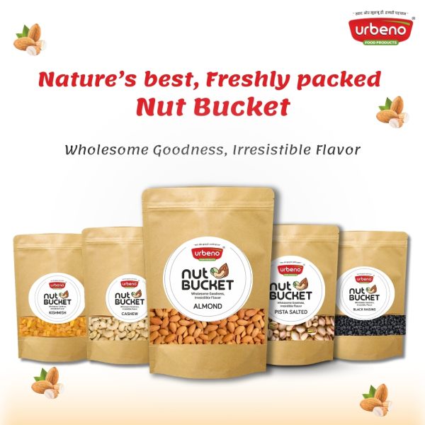 Urbeno Nut Bucket Almond 200g Dry Fruits