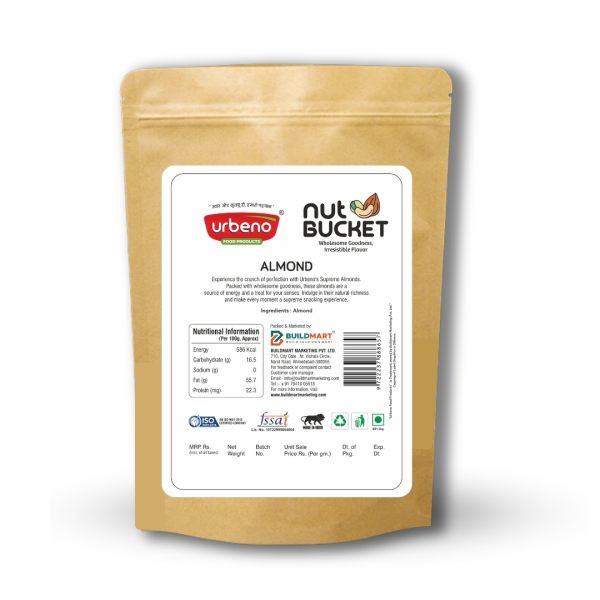 Urbeno Nut Bucket Almond 200g Dry Fruits