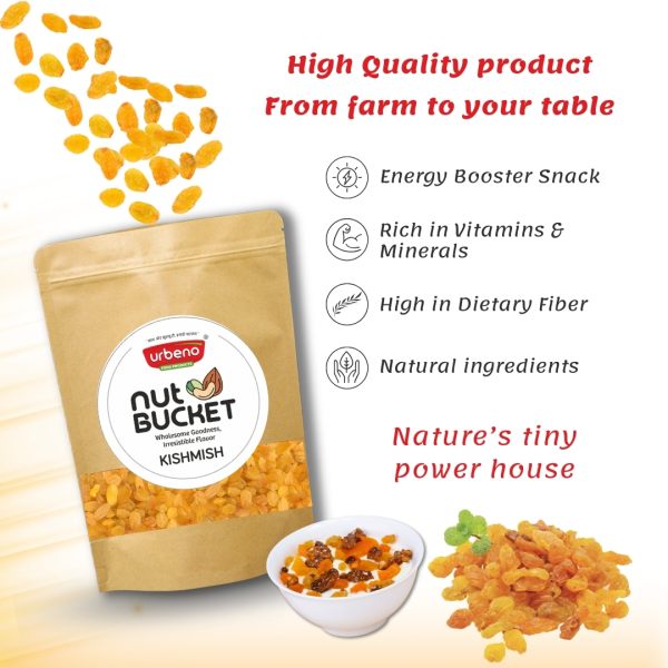 Urbeno Nut Bucket Kishmish 200g Dry Fruits