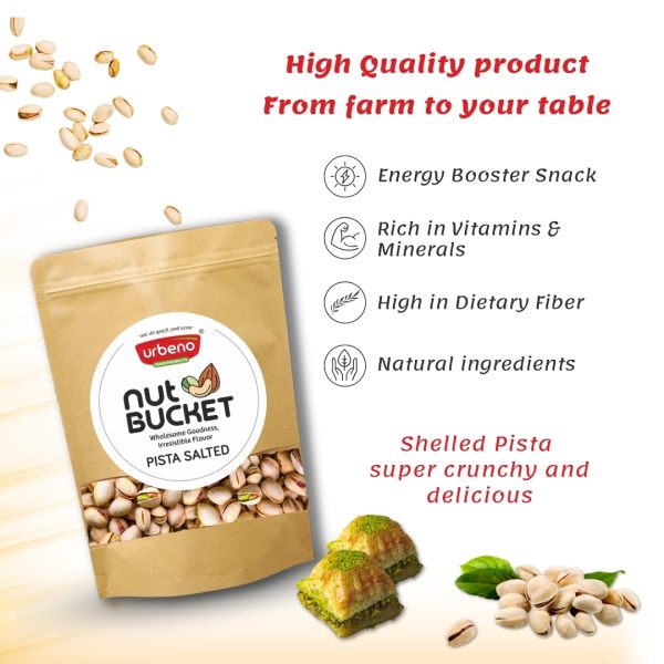 Urbeno Nut Bucket Pista Salted 200g Dry Fruits