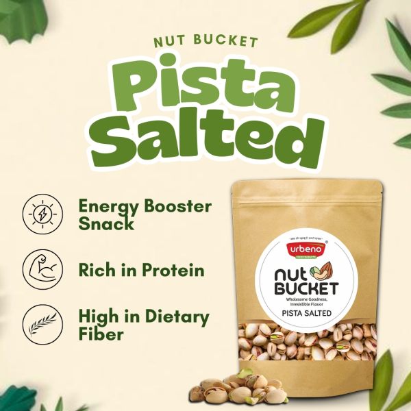 Urbeno Nut Bucket Pista Salted 200g DRY FRUITS