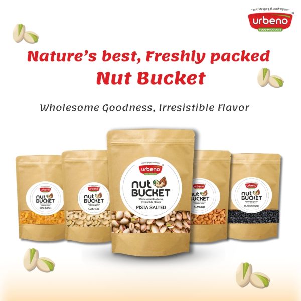 Urbeno Nut Bucket Pista Salted 200g Dry Fruits