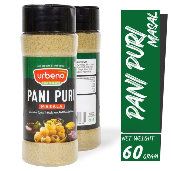 Urbeno Pani Puri Masala  60g Ready To Mix 