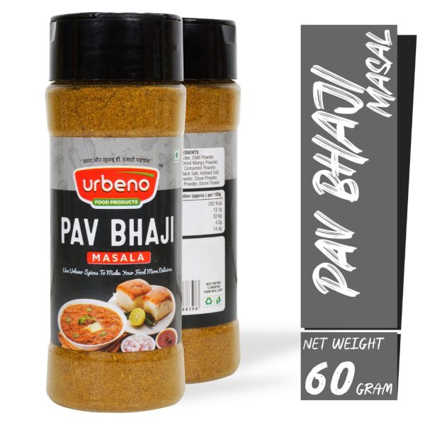 Urbeno Pav Bhaji Masala  60g  Ready To Mix 