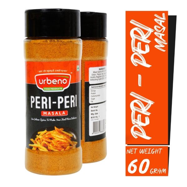 Urbeno Peri Peri Masala  60g  Ready To Mix 