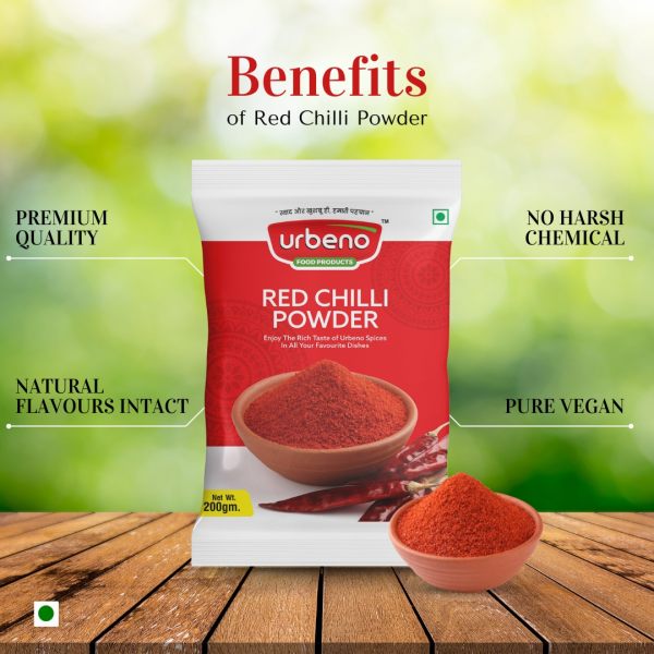 Urbeno Red Chili Powder  200g  Masala