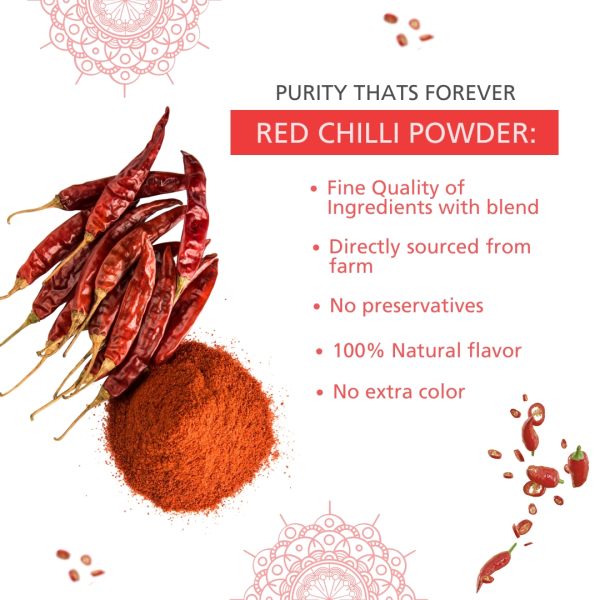 Urbeno Red Chilli Powder 200gm Pack of 2 Masala