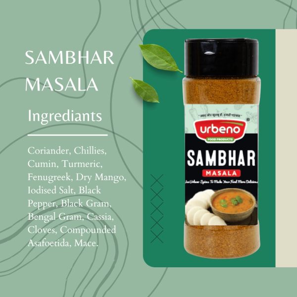 Urbeno Sambhar Masala 60g Ready To Mix 