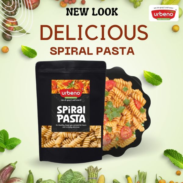 Urbeno Spiral Pasta and Peri PeriCombo Snacks And Fryums