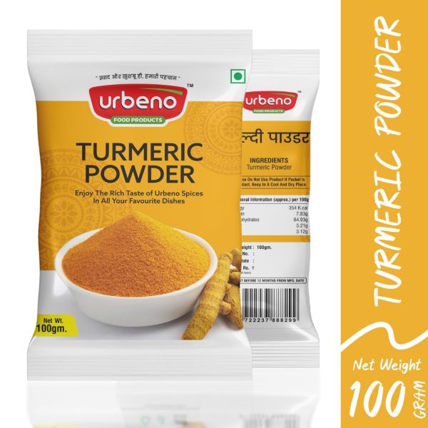 Urbeno Turmeric Powder 100g Pack of 2   MASALA