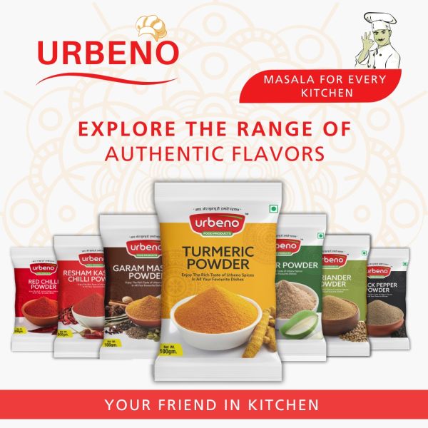 Urbeno Turmeric Powder 100g Pack of 2   Masala
