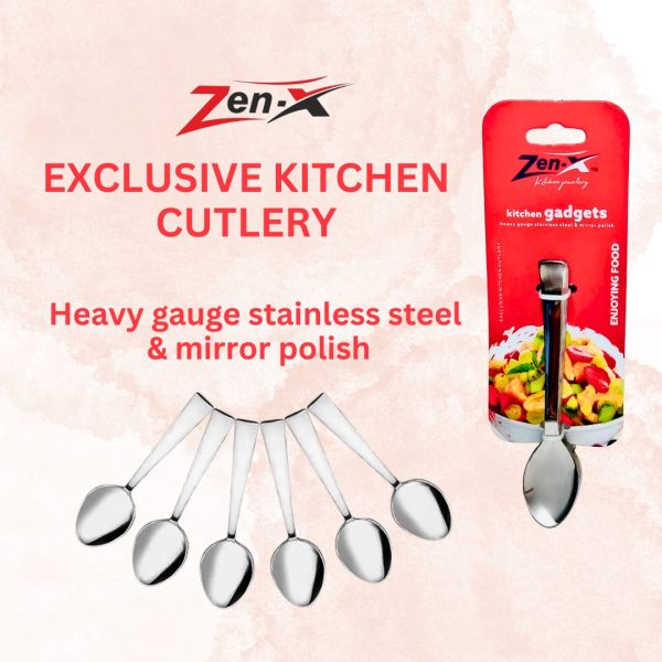 Zenx Coffee Spoon 6pcs Card Kitchen Tools