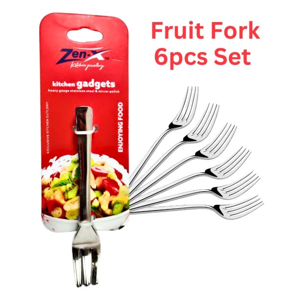 Zenx Fruit Fork 6pcs Card Kitchen Tools