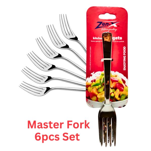 Zenx Master Fork 6pcs Card Kitchen Tools