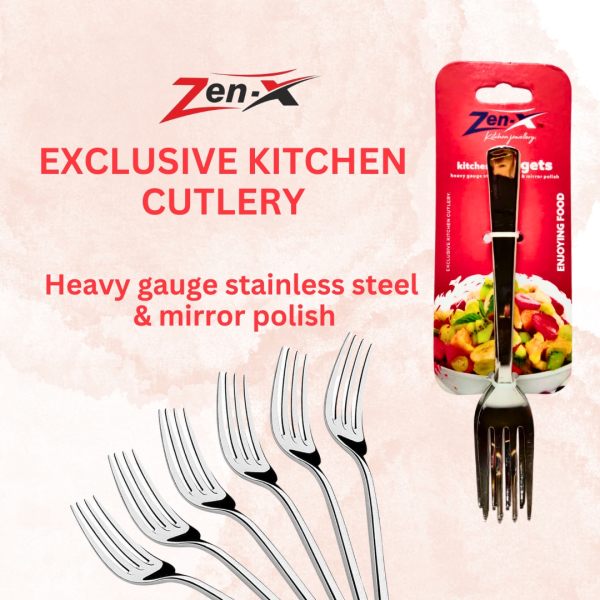 Zenx Master Fork 6pcs Card Kitchen Tools