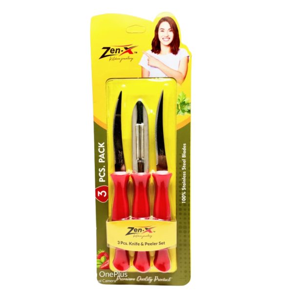 Zenx Mini Ultra 3pcs Knife Set Kitchen ware